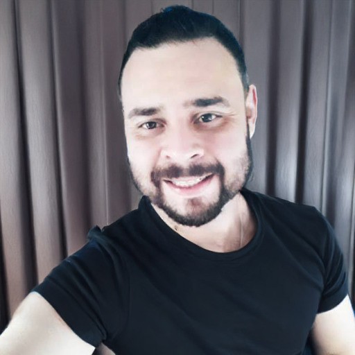 man in black button-up shirt