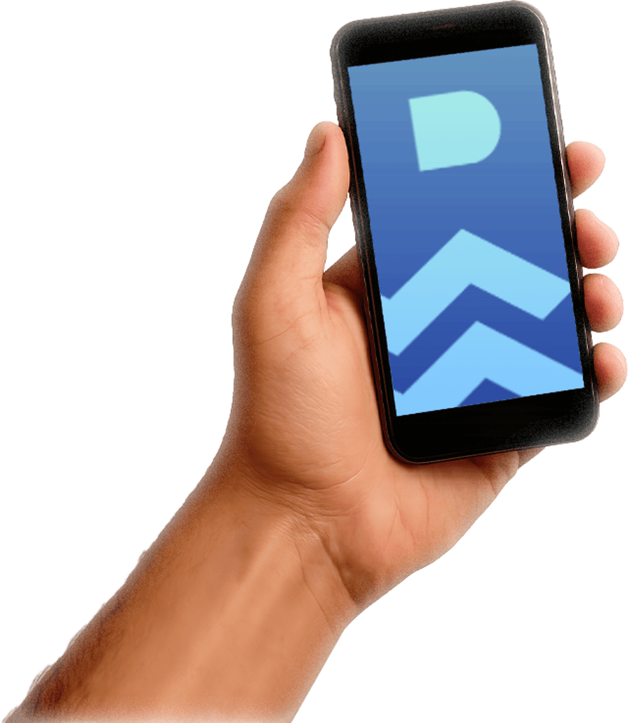 Photo d'une main avec cellulaire