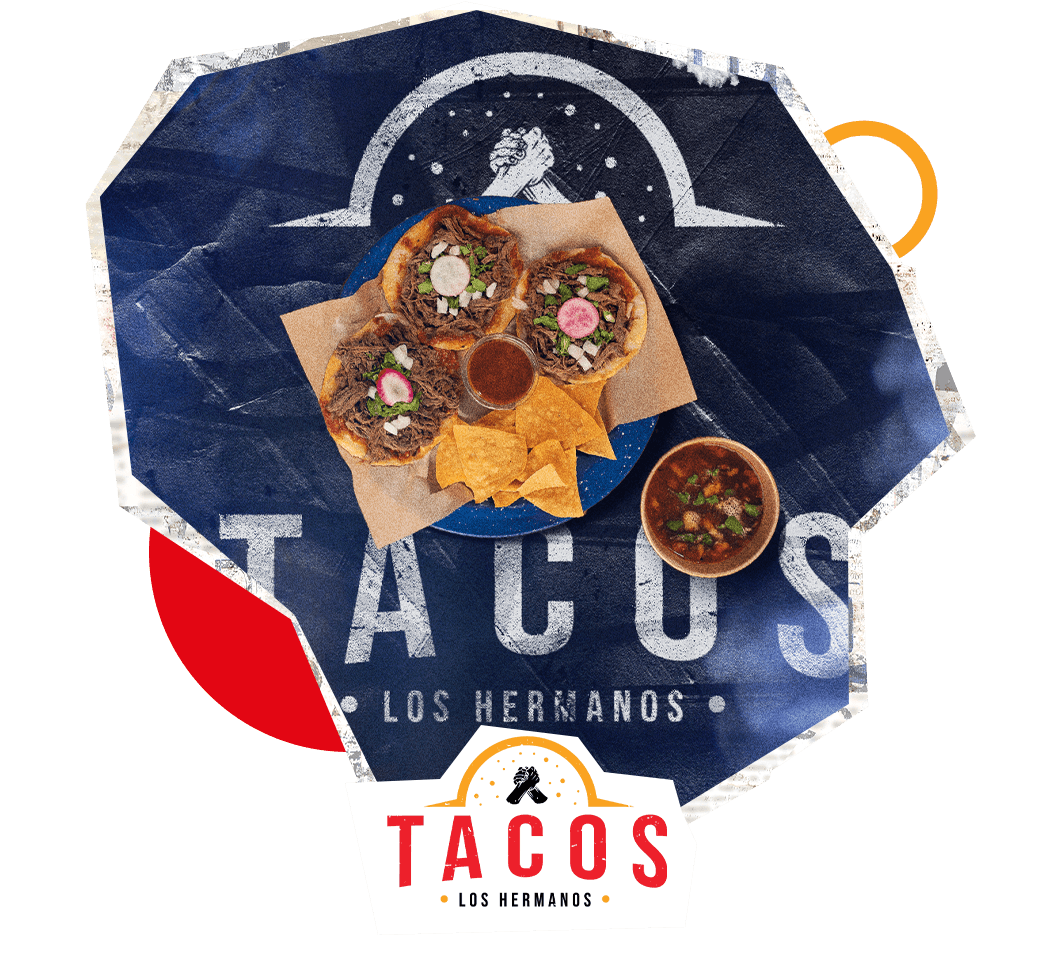 Tacos los hermanos logo