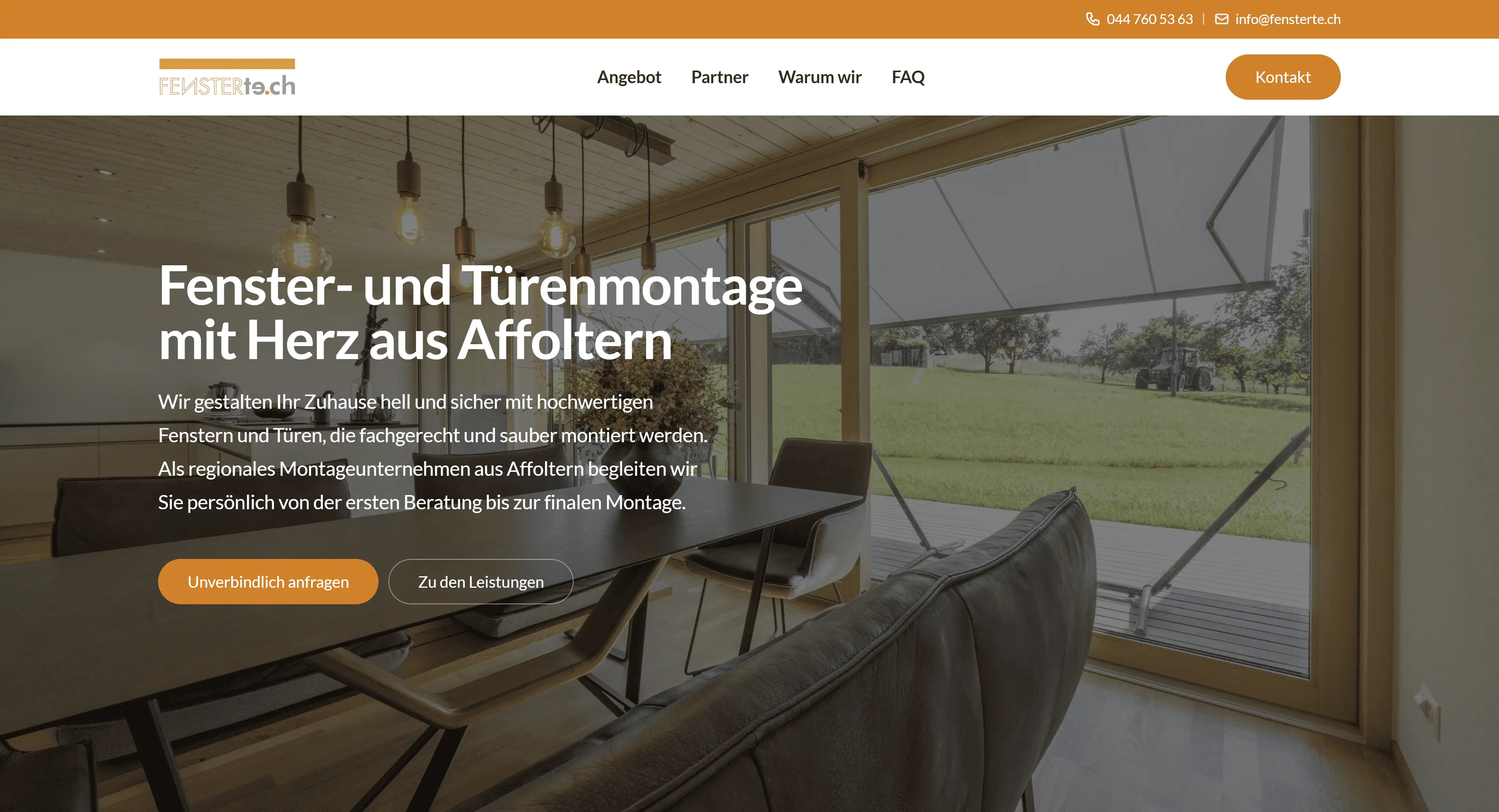 FENSTERte.ch AG Website Relaunch  Modern, kompakt & SEO