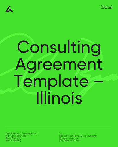 Consulting Agreement Template – Illinois