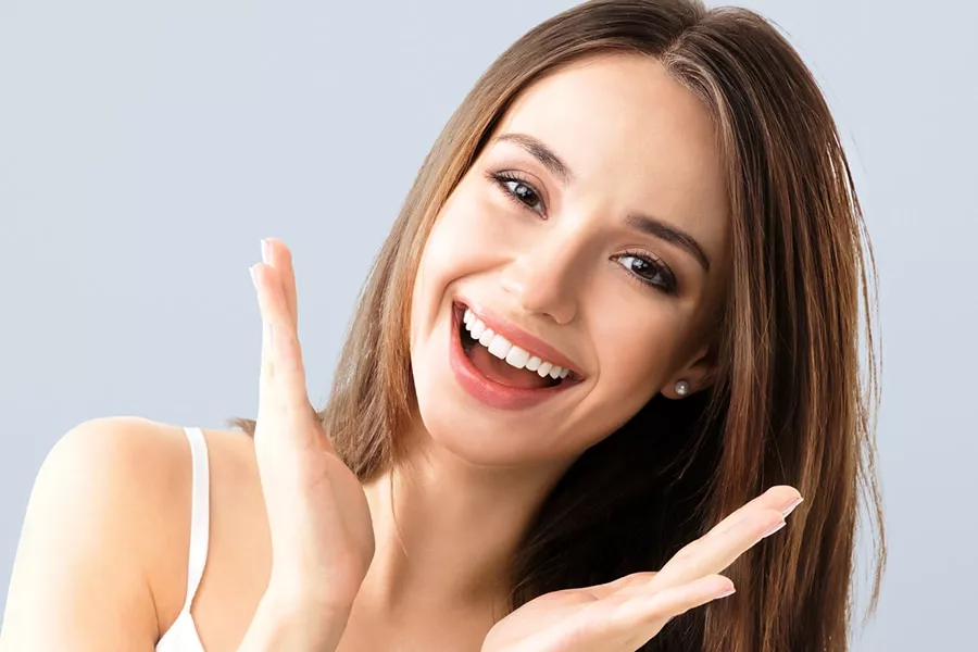 red and white massage chair