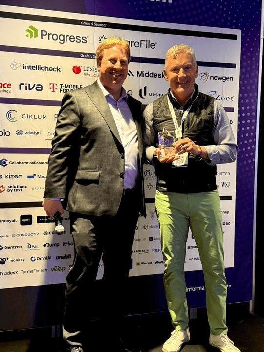 Eric King - Finovate Fall 2025 Award - Best of Show LendAPI