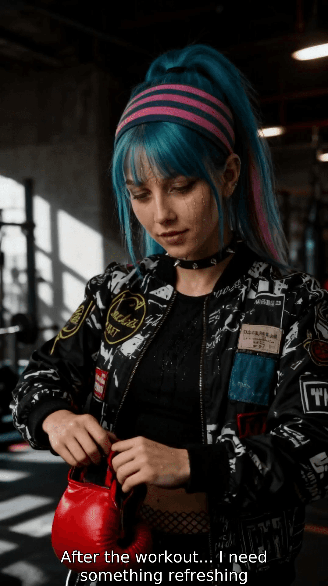 One Sip Instant Fruit Rollercoaster - Professional AI video template for product advertising on Instagram Reels