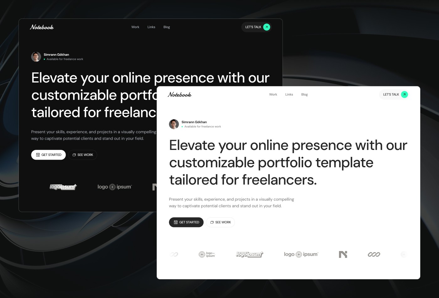 Framer Portfolio template