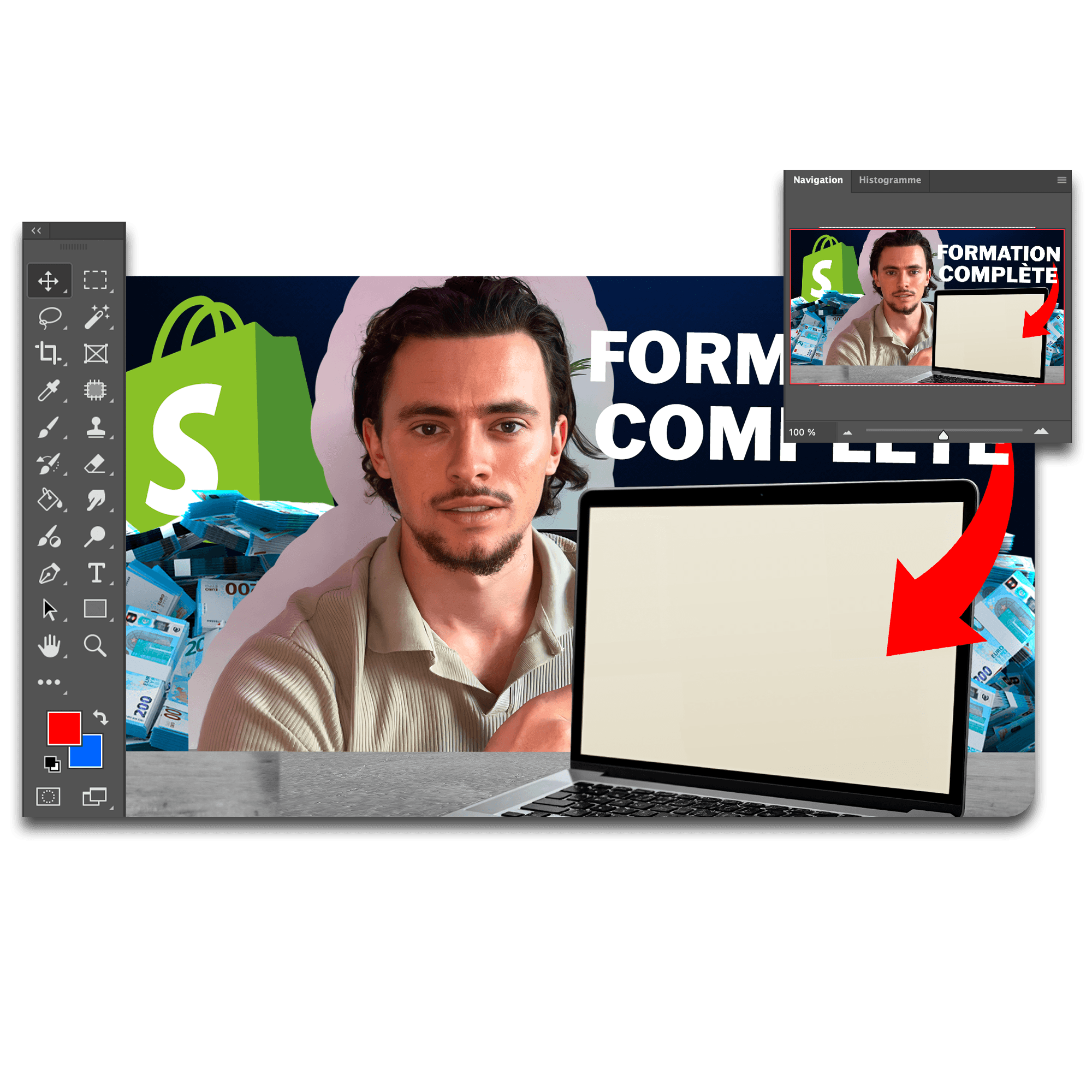 Spending chart card showing a line graph with a highlighted data point from June 2028