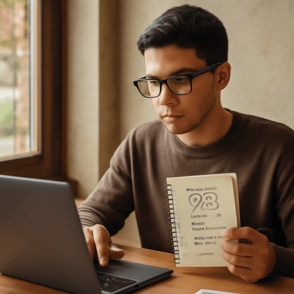 SEO beginner learning the basics of search engine optimization