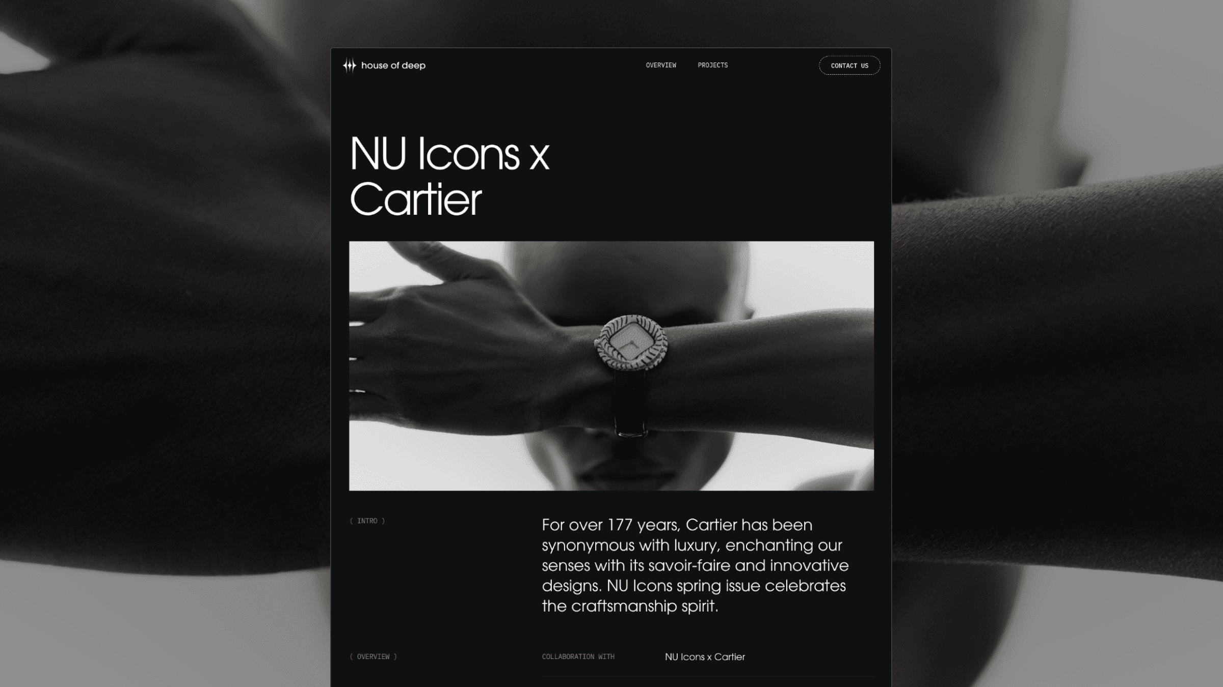 detailpage for cases of houseofdeep