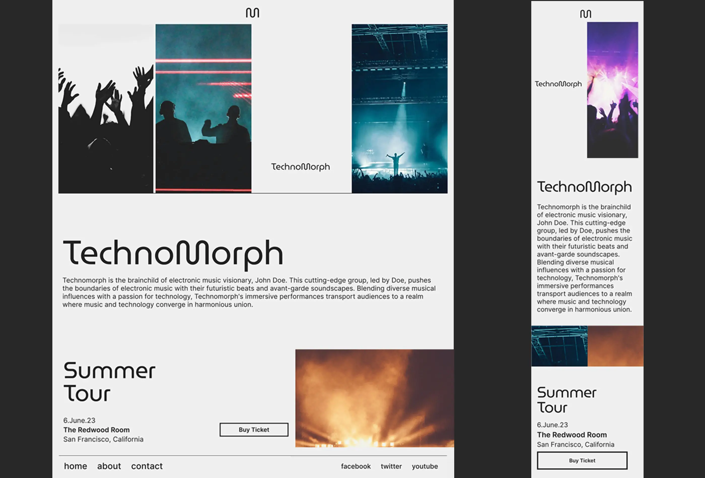 technomorph template on framer