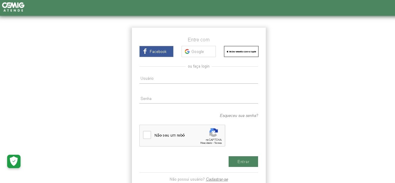 login troca titularidade cemig