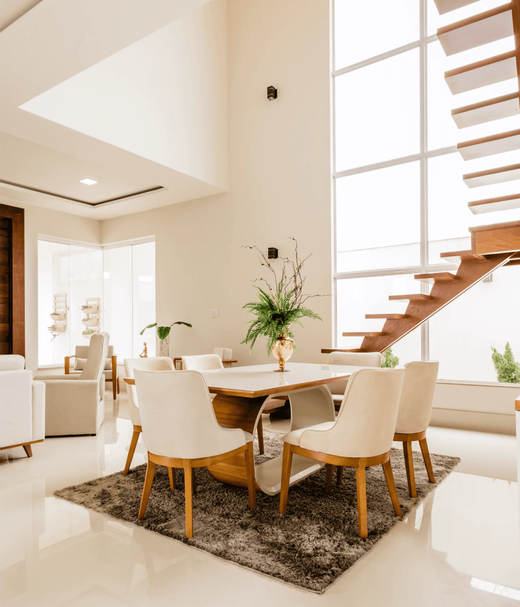 부티크코리아 오피스 계단 인테리어 디테일, 프리미엄 디자인과 고급 마감