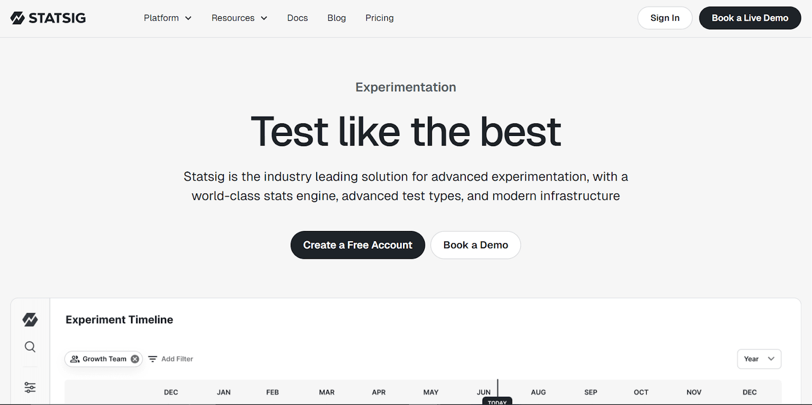 Statsig: Advanced experimentation with world-class analytics and infrastructure