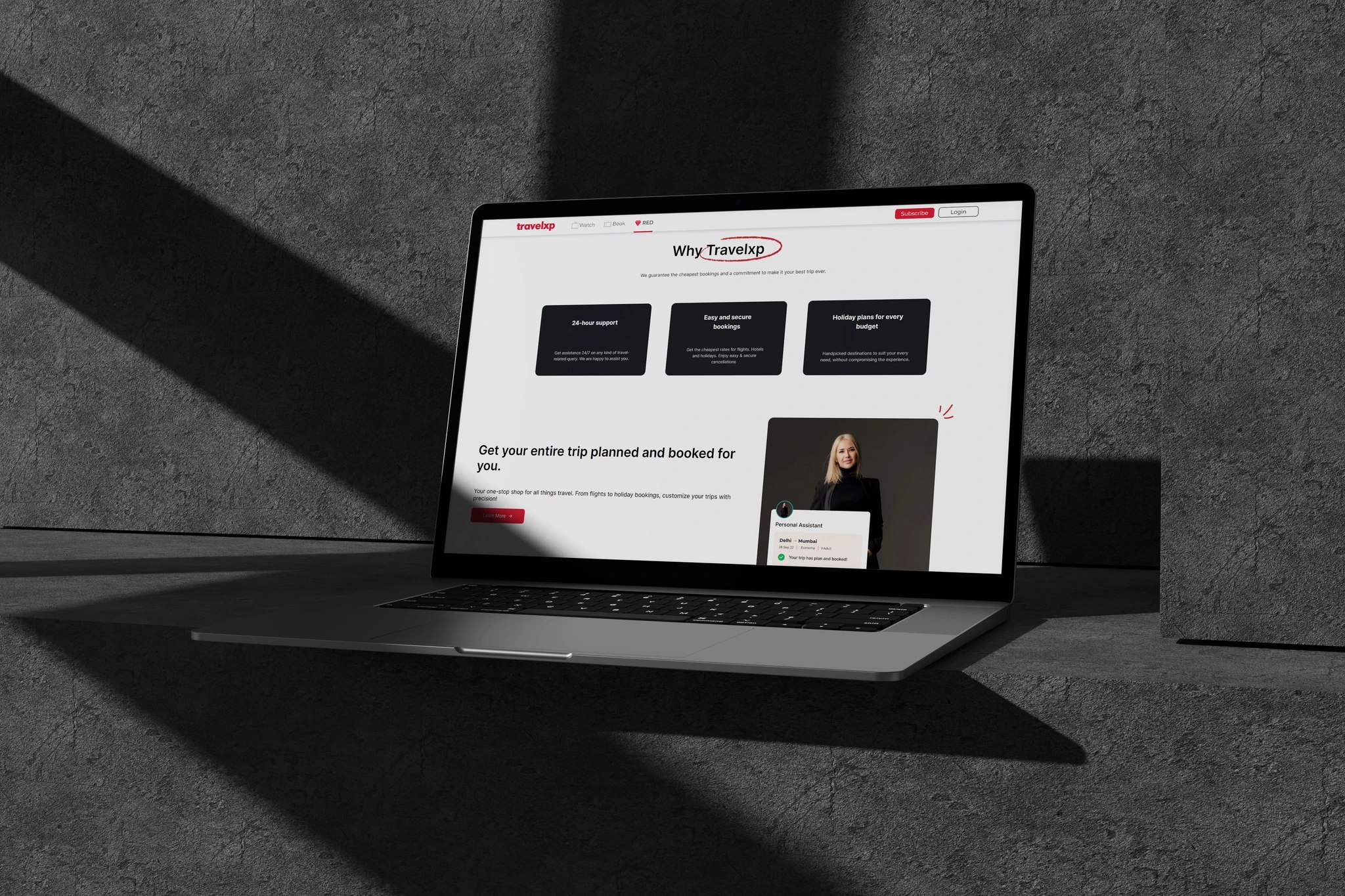 Woman Look Into The Camera