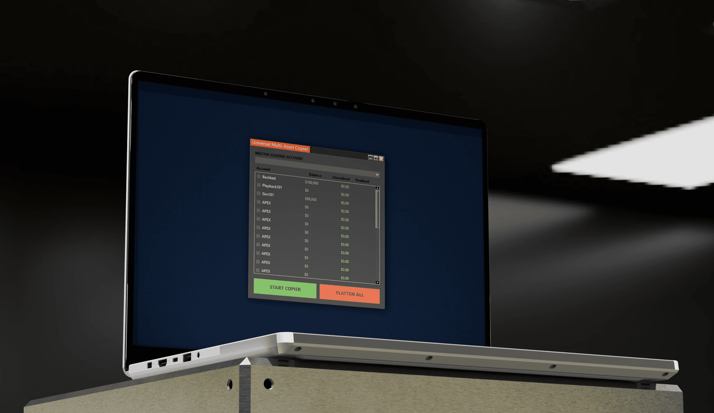 A laptop with a h32 word on it.