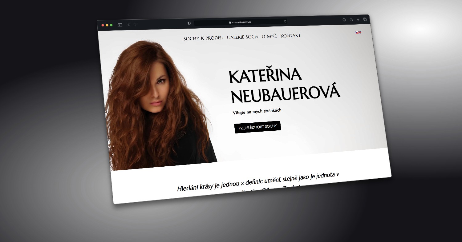 Tereza Hercíkvá - tvorba webu