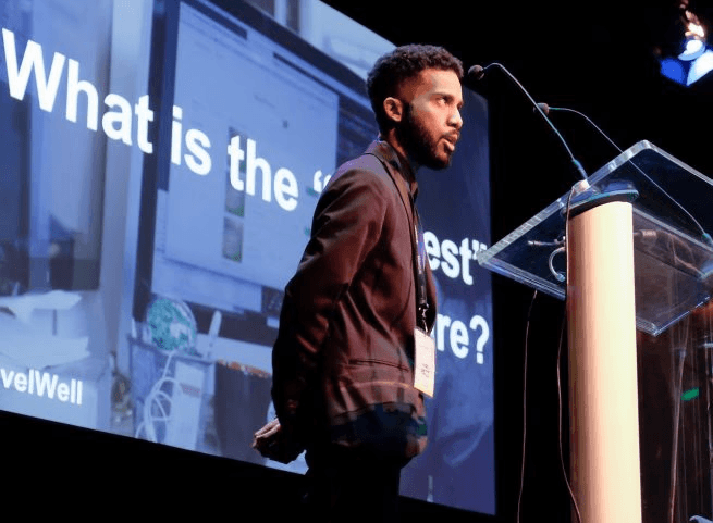 Charles Jackson on Stage at Toronto Tech Summit