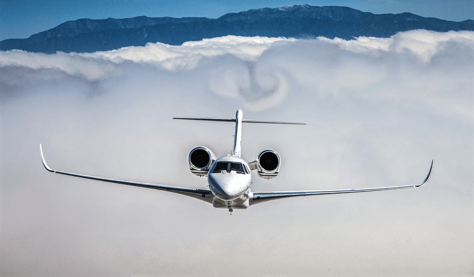 Helicopter and private jet on the runway