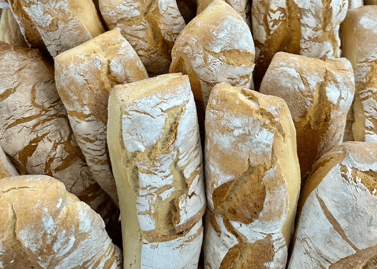 a display case filled with lots of different types of desserts