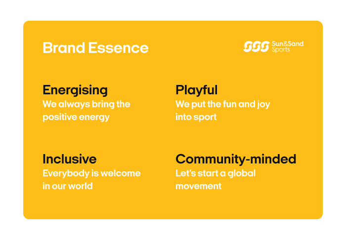 sun and sand sports brand essence