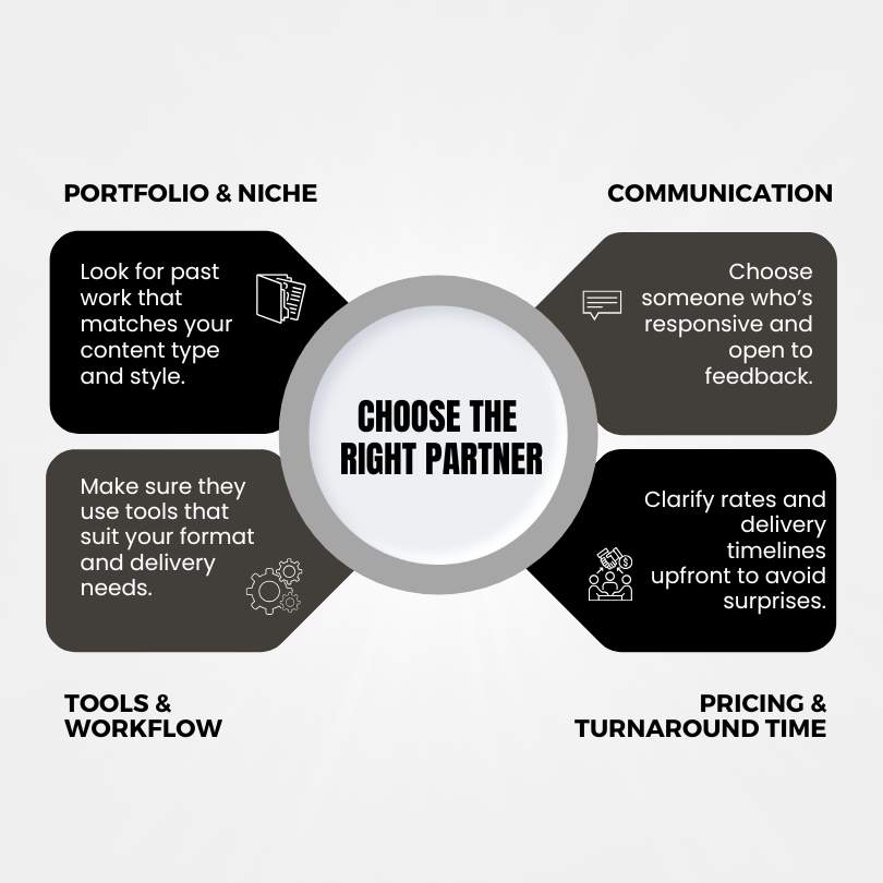 choose the right video editing partner