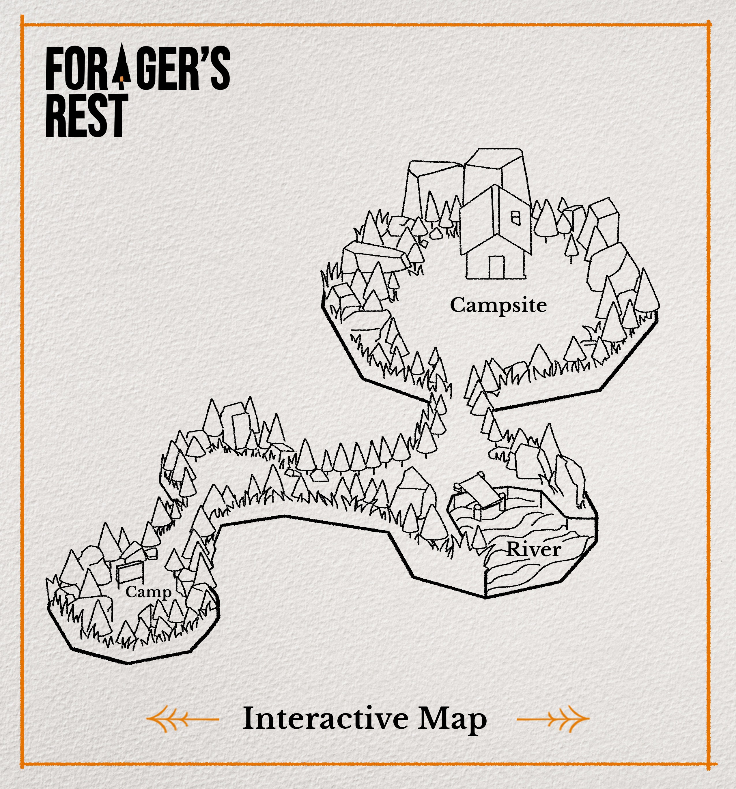 Forager's rest map