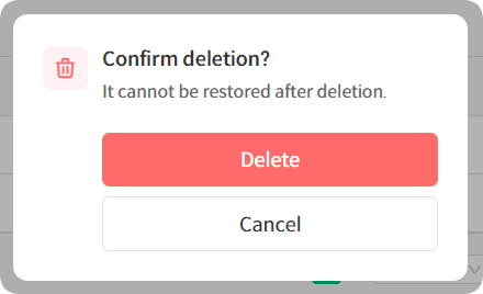 restore a file once deleted.