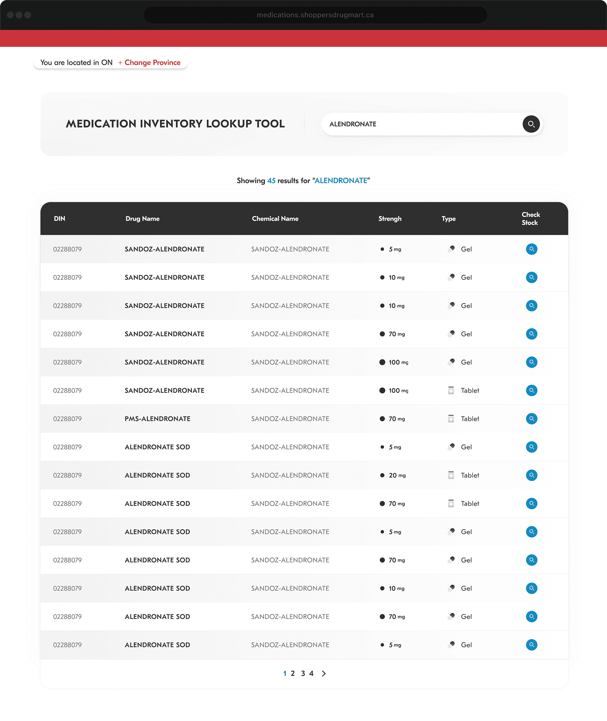 Medication Inventory List