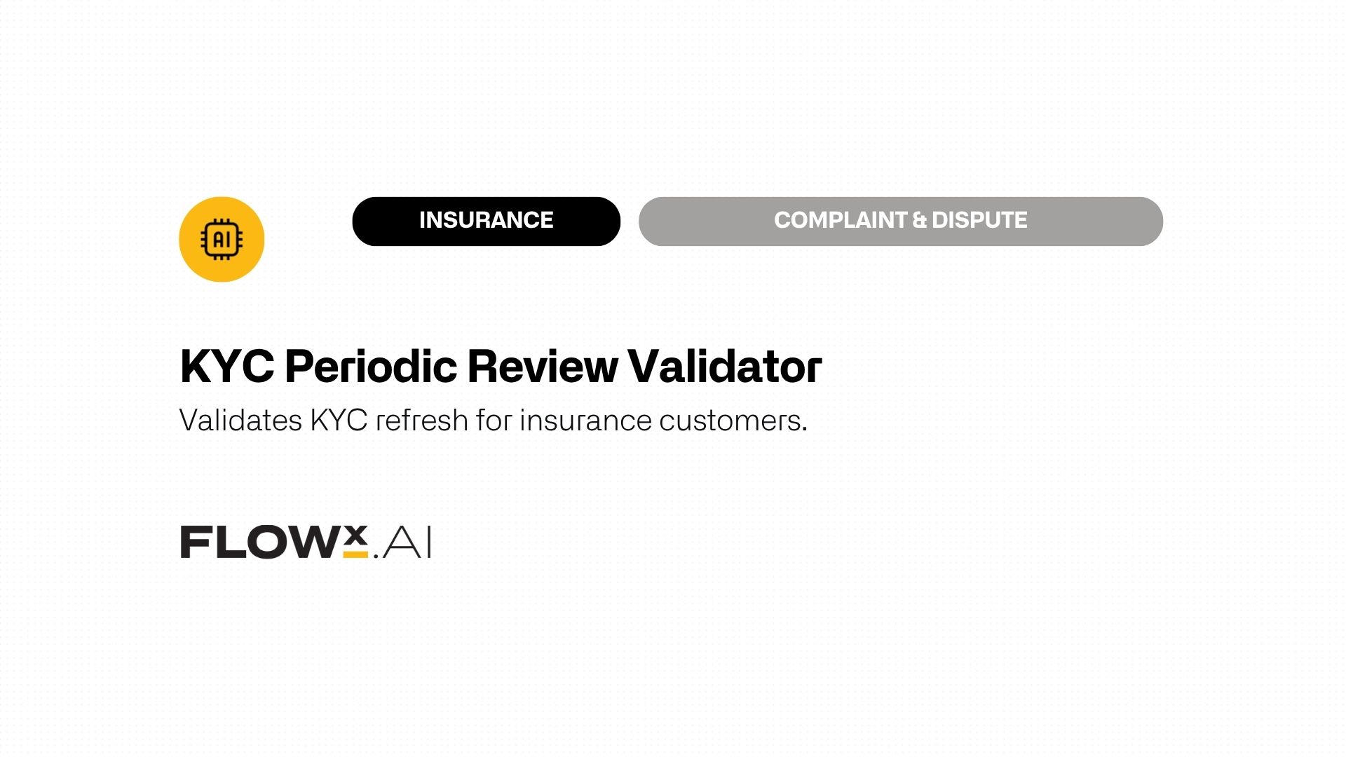 KYC Periodic Review Validator (Insurance)