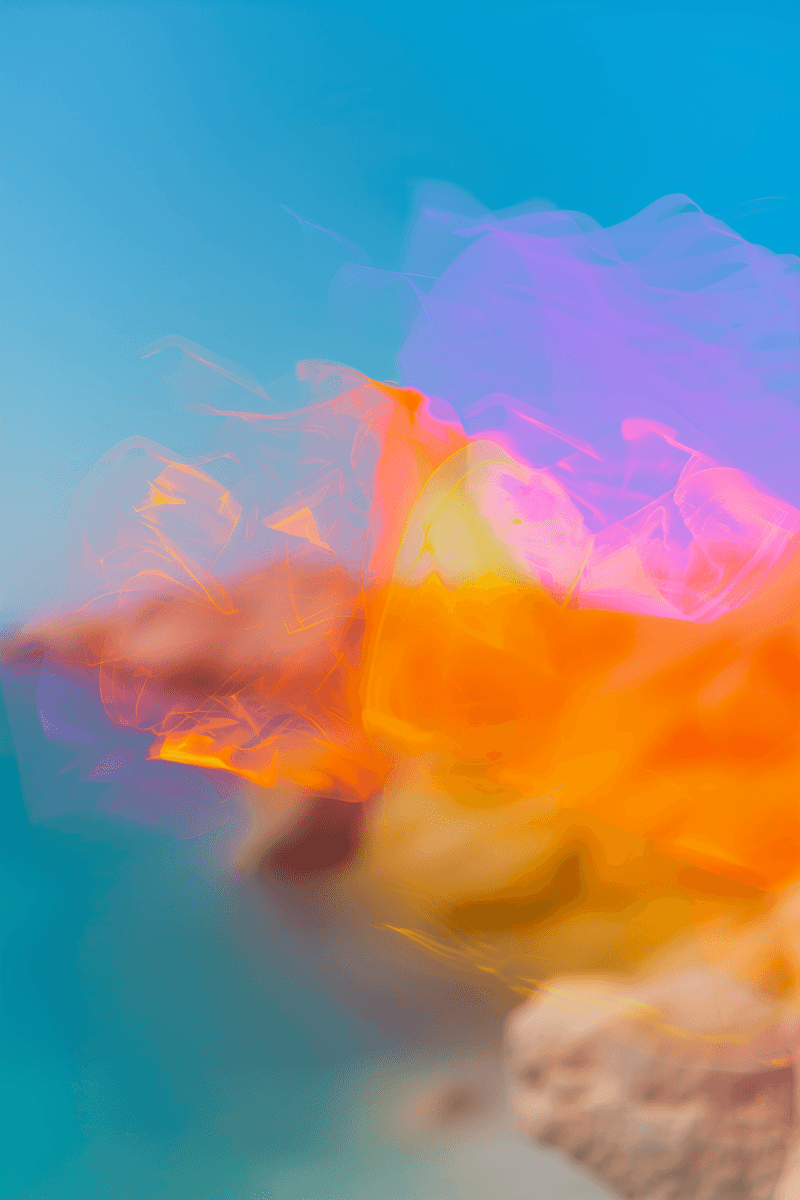Abstract colorful visual representing storytelling, emotions, and cinematic experience