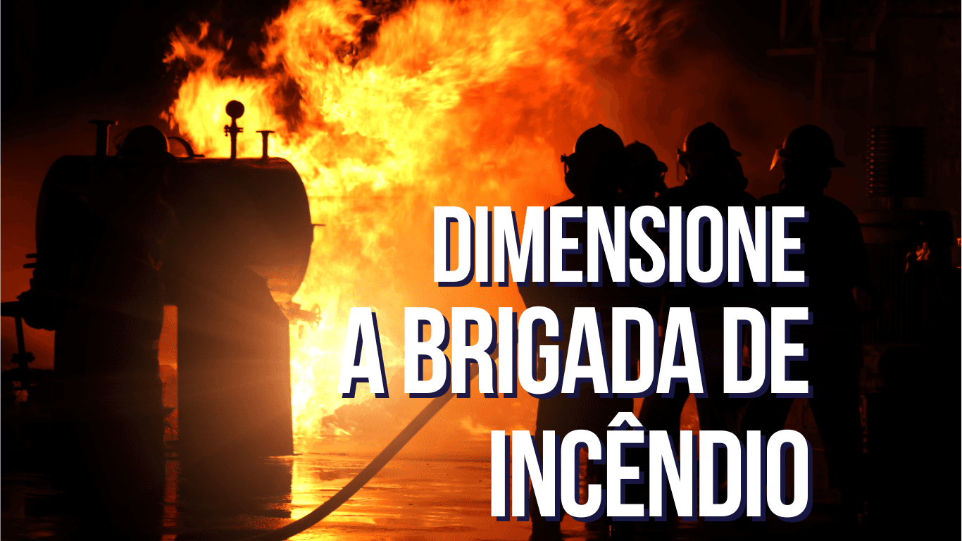 Brigadistas atuando em situação de incêndio