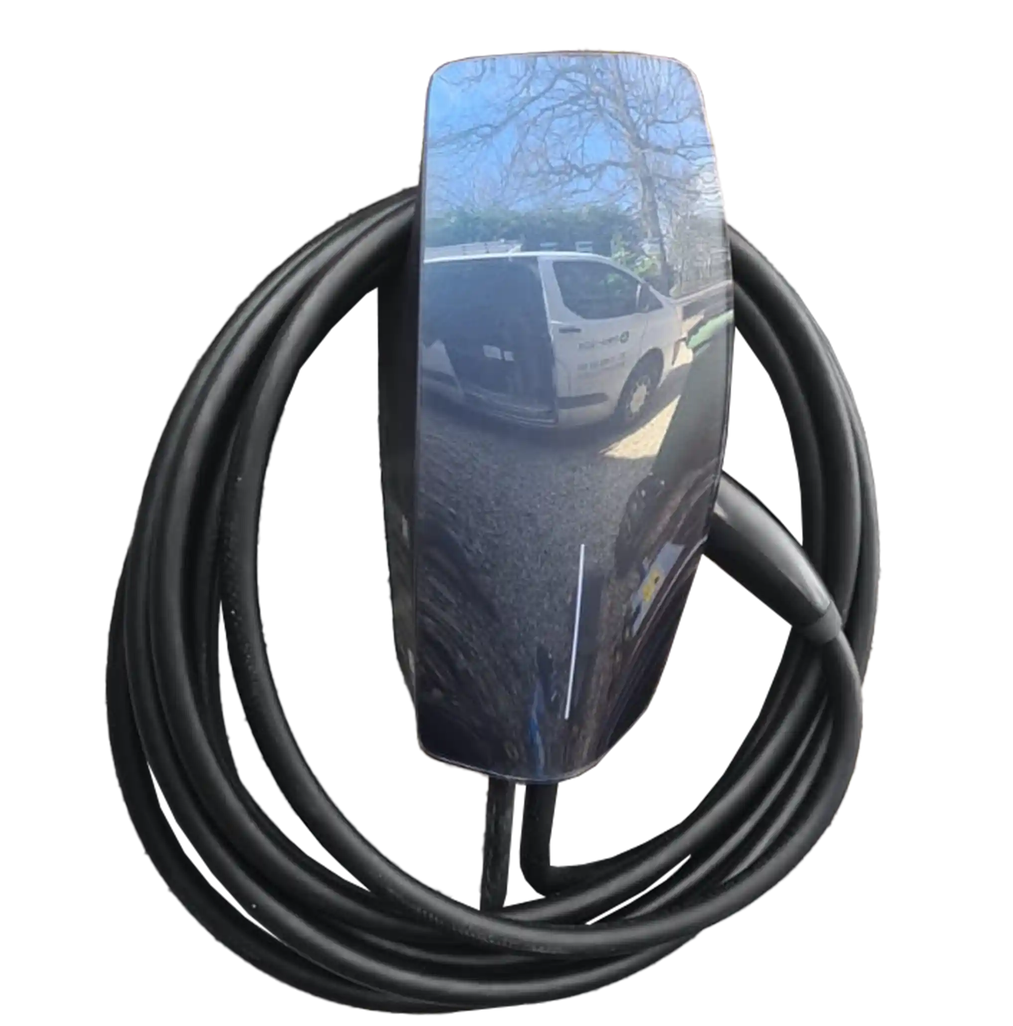 Tesla Wall Connector with Pro-Teck's branded vehicle reflected