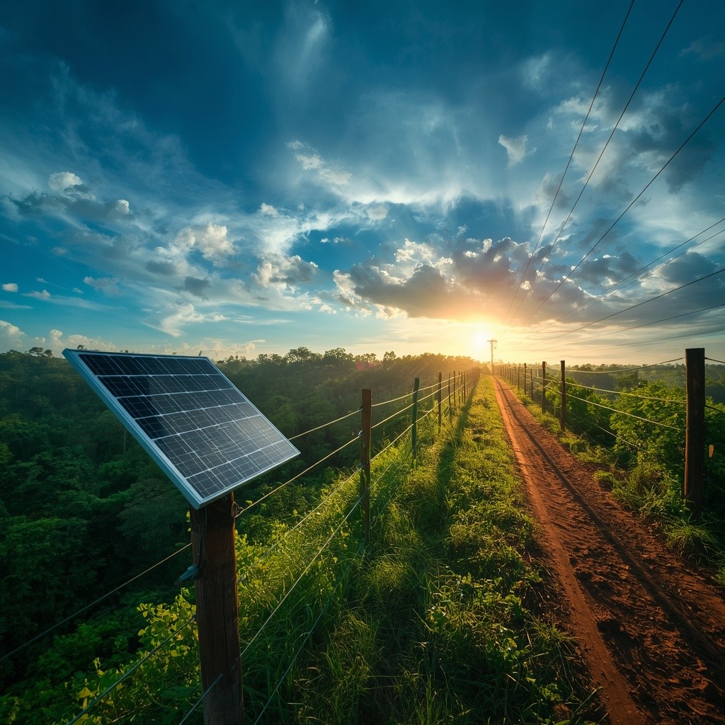 BRT Tiger Reserve solar electric fencing Karnataka Arush Solar Tech project