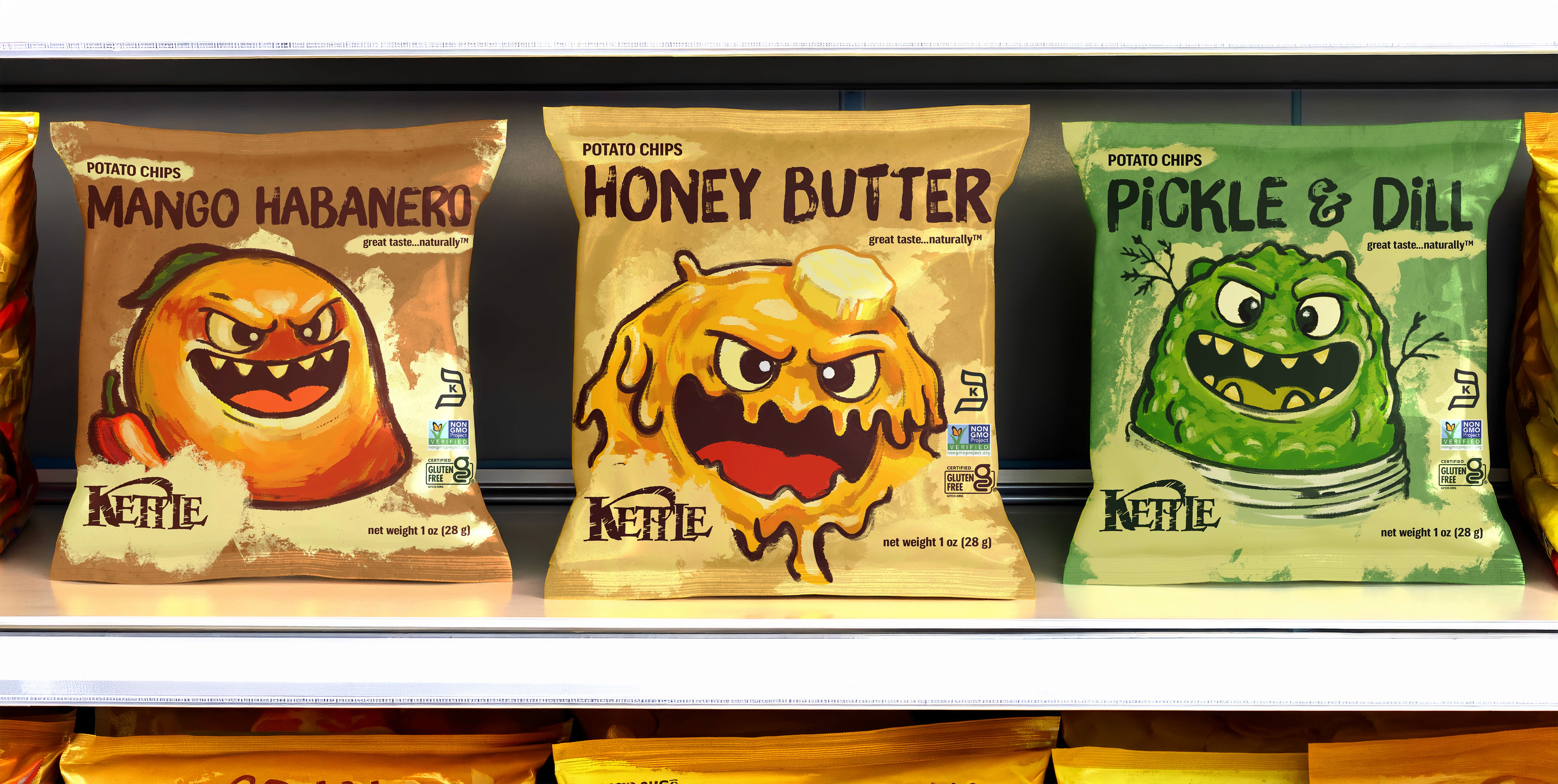 A box with artistic lettering displaying the word "Optics" in purple hues on a wooden surface.