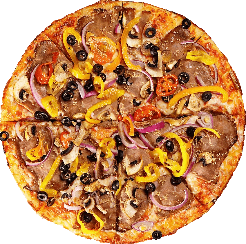 roast beef pizza