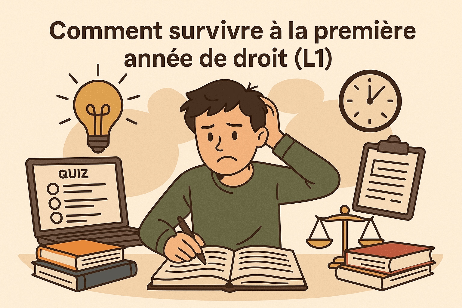Comment survivre à la première année de droit (L1) avec Koro AI