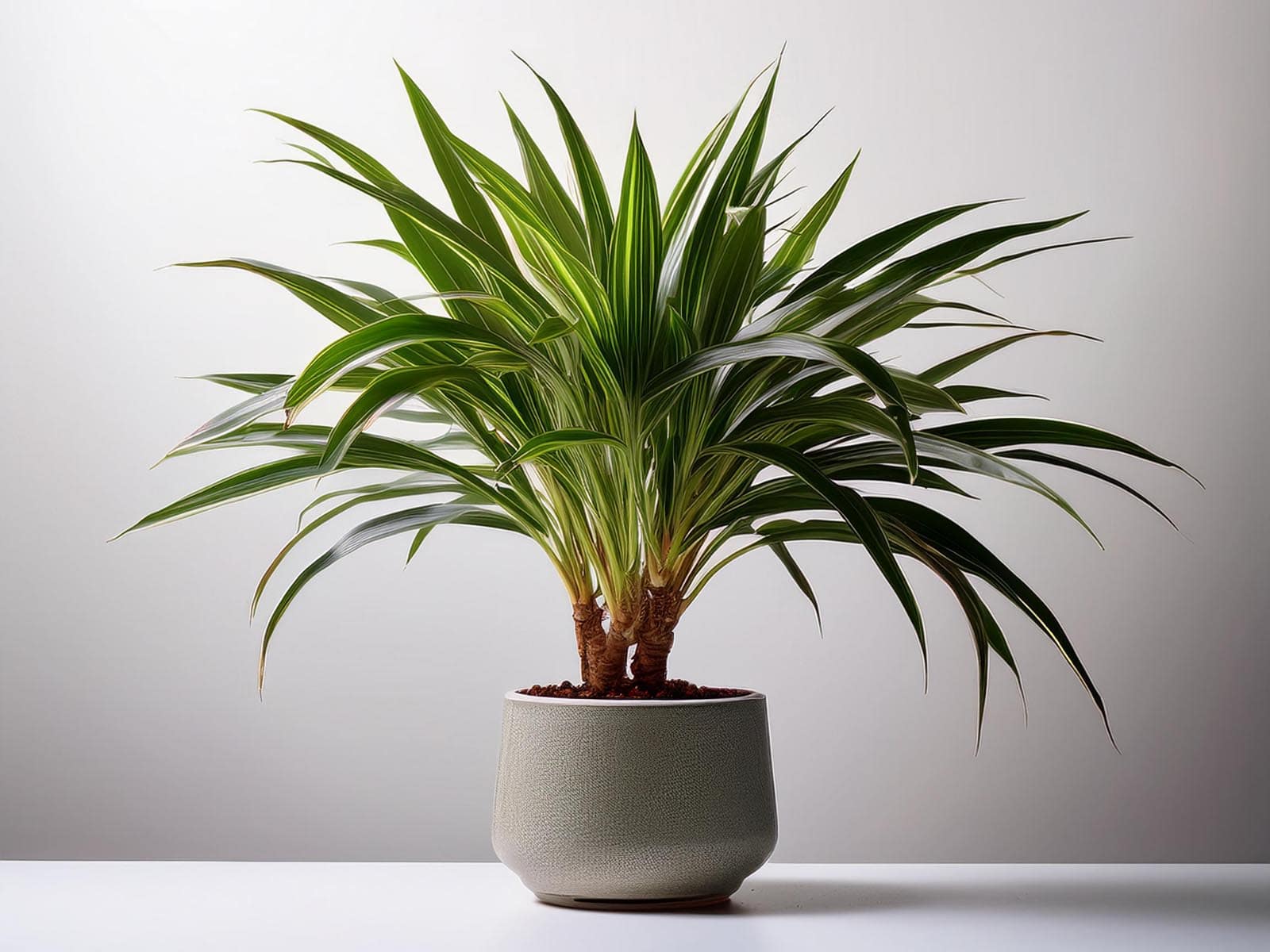 Healthy Dracaena Janet Craig showcasing vibrant foliage in a professional St. Louis office, maintained by Tropical Decor