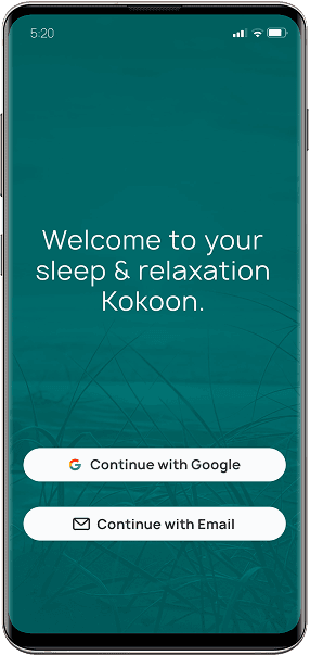 images of app account sign up