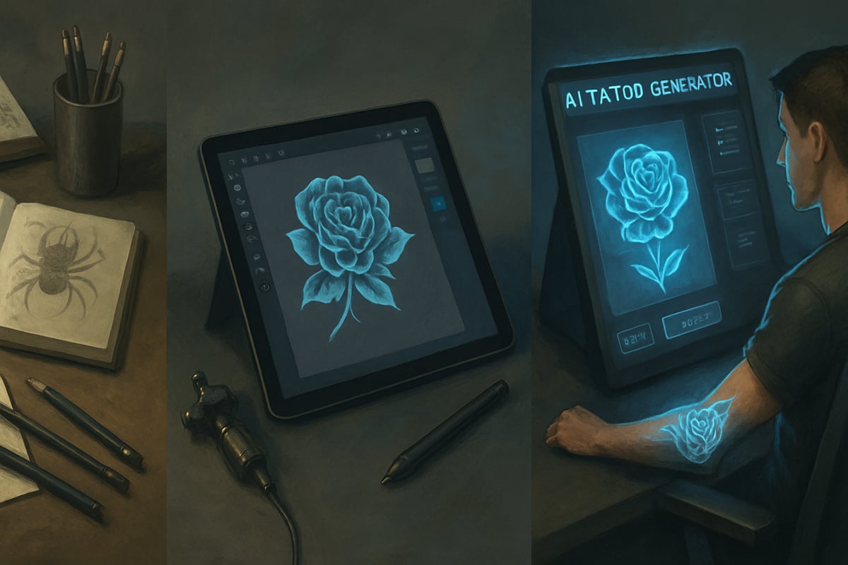 The Evolution of Tattoo Design: From Sketchbooks to AI
