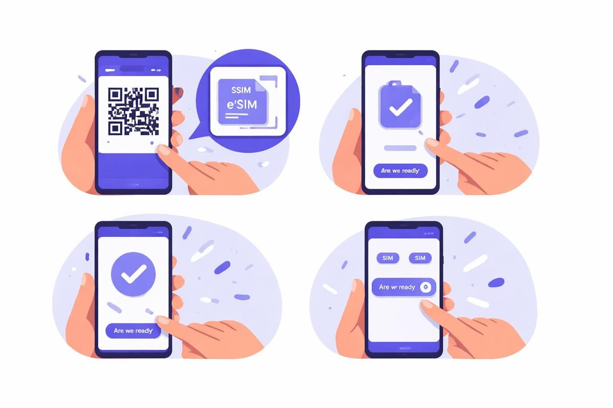 Pixel eSIM activation process