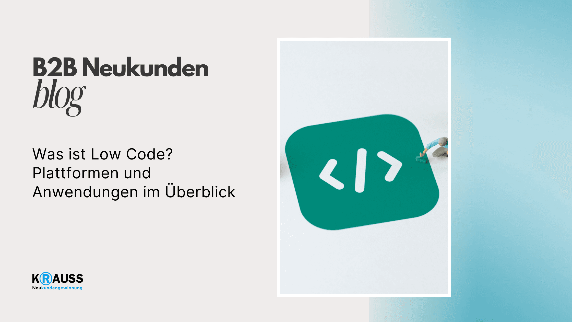 Was ist Low Code? Plattformen und Anwendungen im Überblick