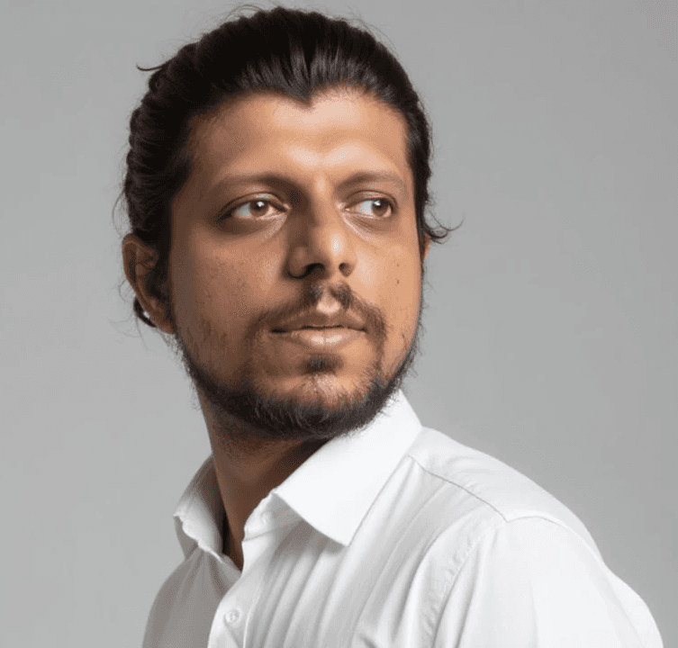 Portrait of portfolio creator – front view