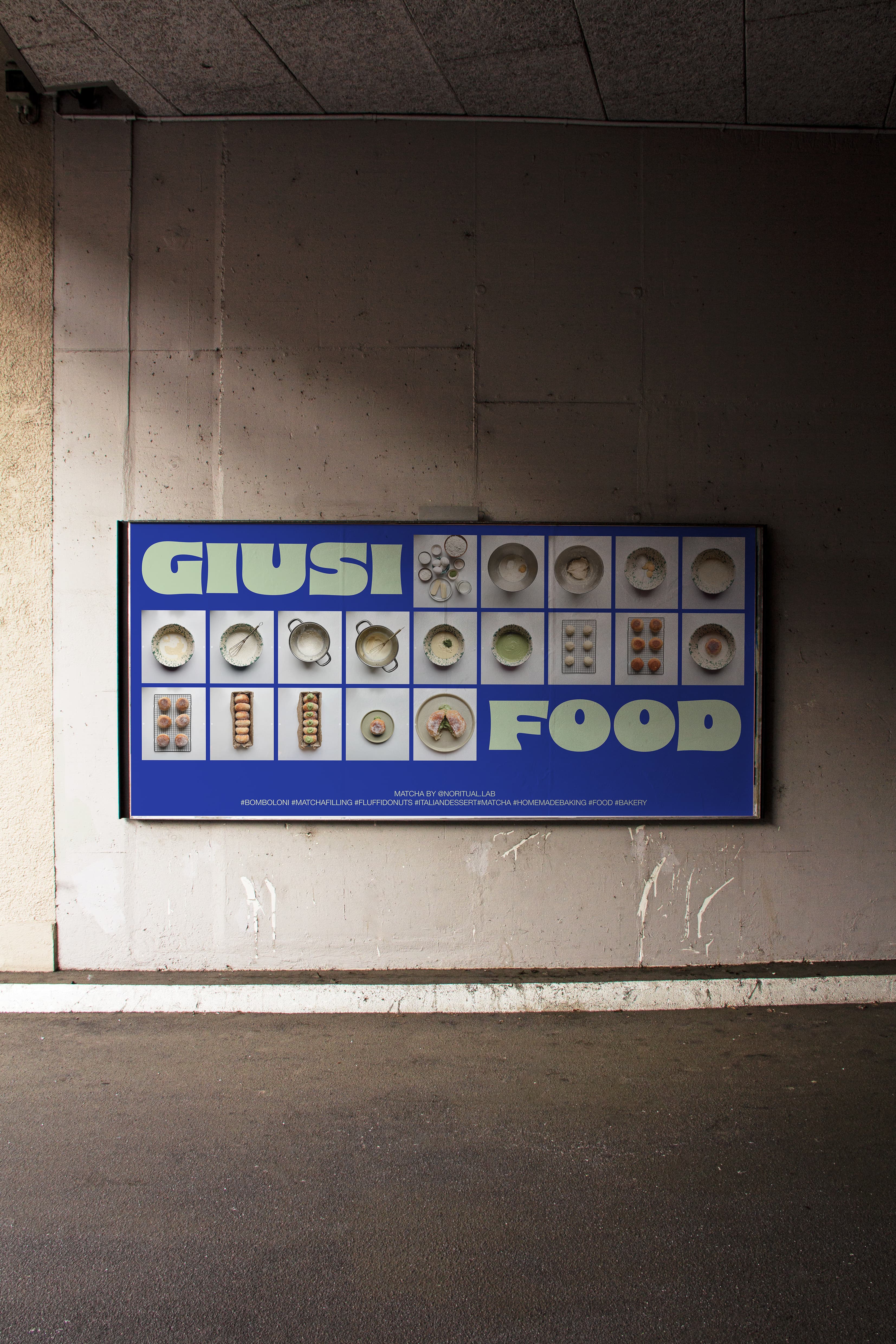 Brand Design für Social Media Brand Giusi Food – Billboard