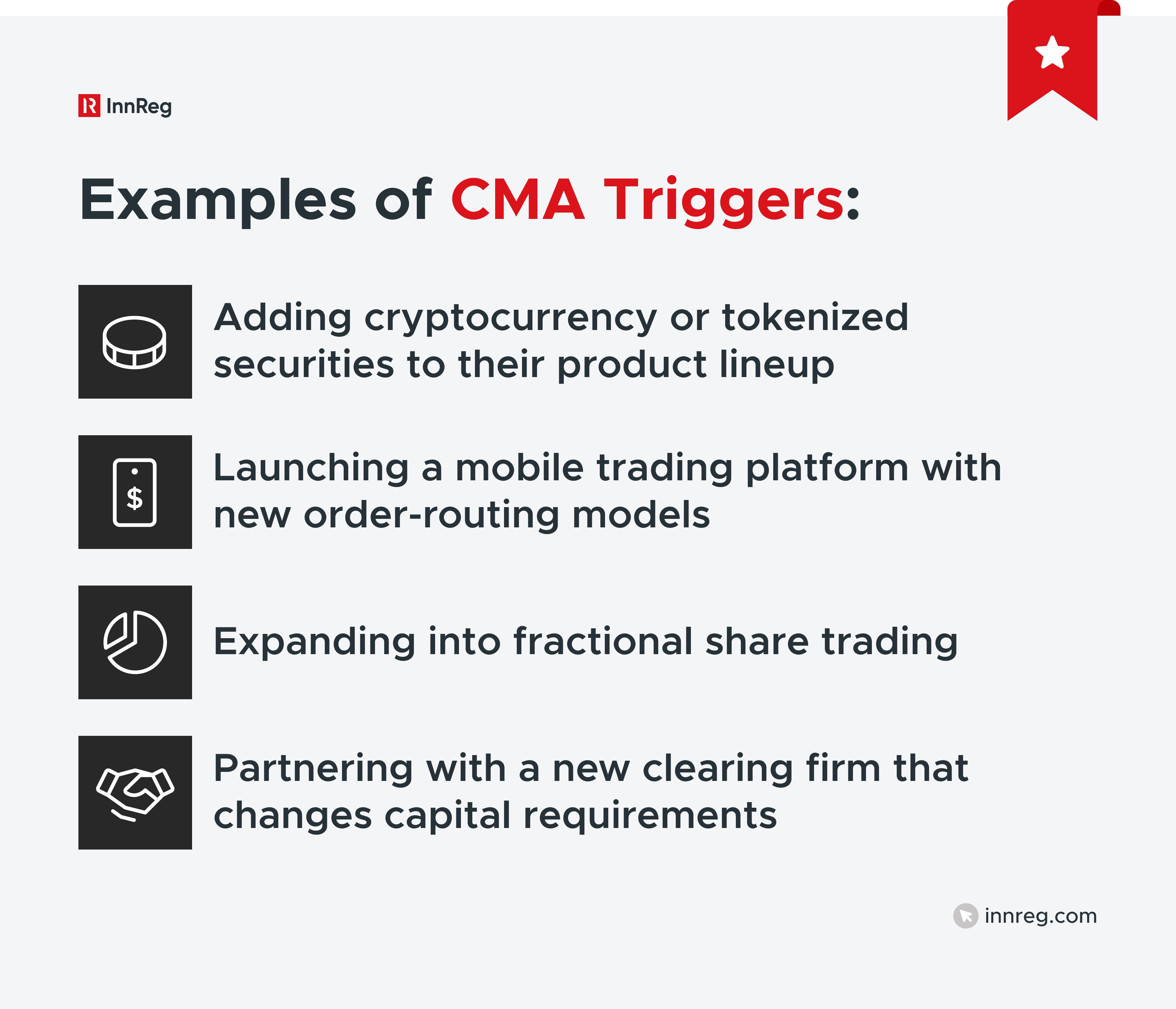 FINRA CMA Triggers