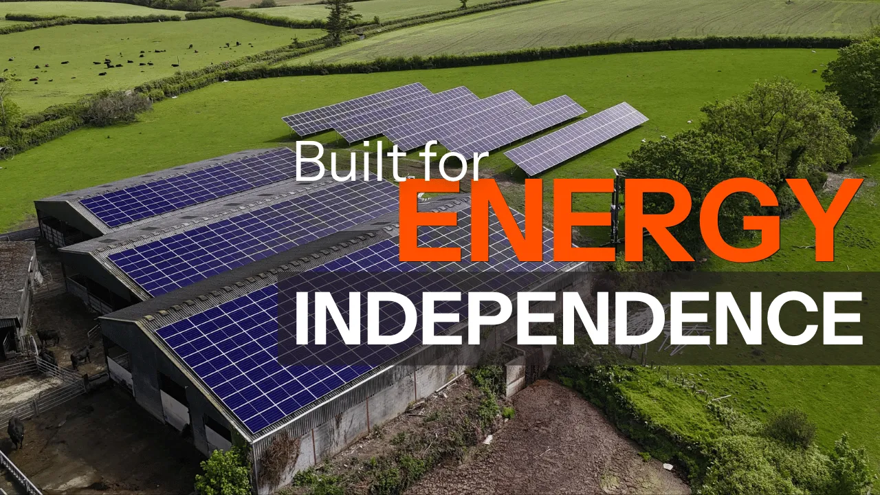 UK renewable energy video production services for a commercial solar installation