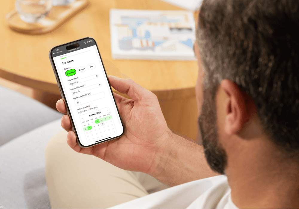 Mockup de Teléfono con Metricla