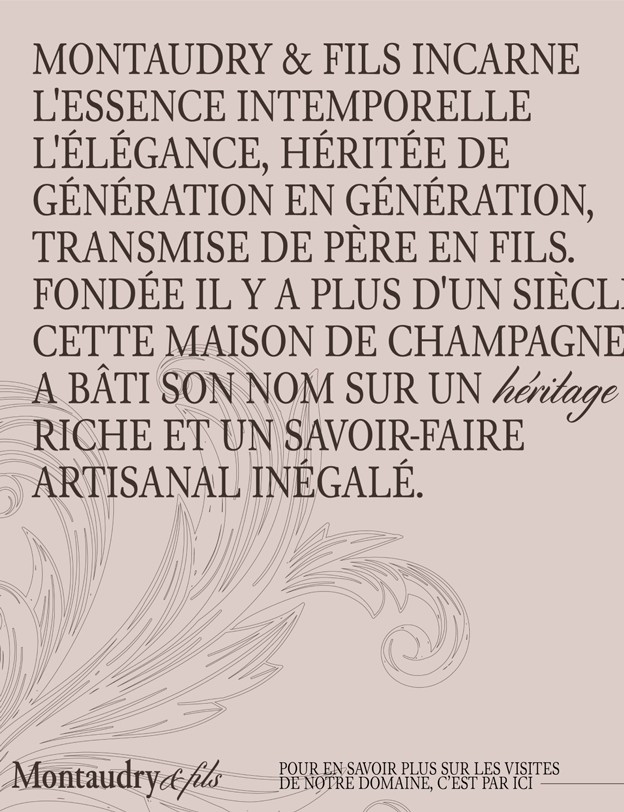 Manifeste de marque de Montaudry & fils