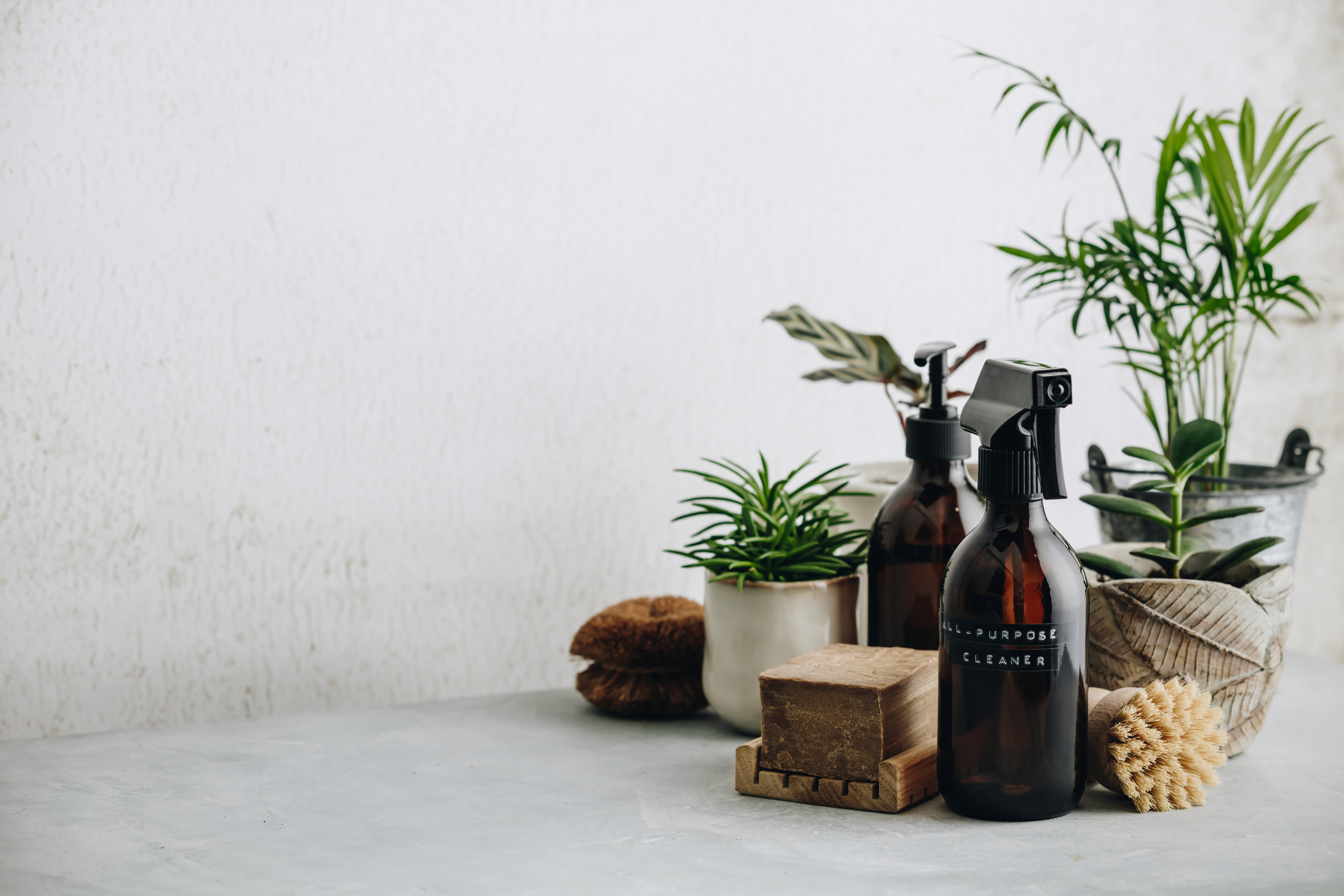 Biodegradable home cleaning products