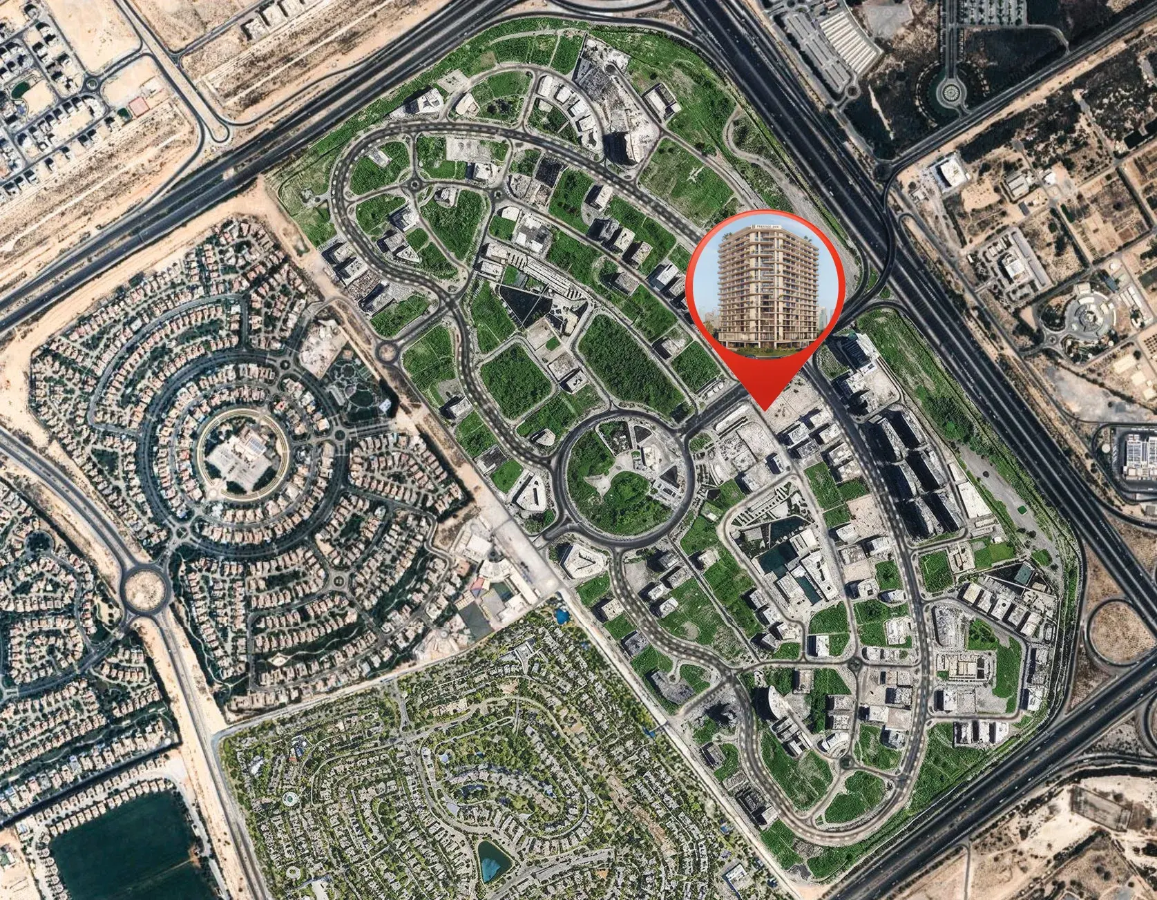 the boulevard by prestige one developments location map7