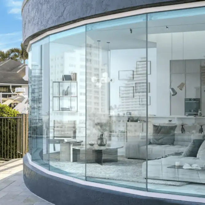 ESWindows Prestige Series 2020 sliding glass door, designed with energy-efficient, impact-resistant glass ideal for Florida’s storm-prone conditions.