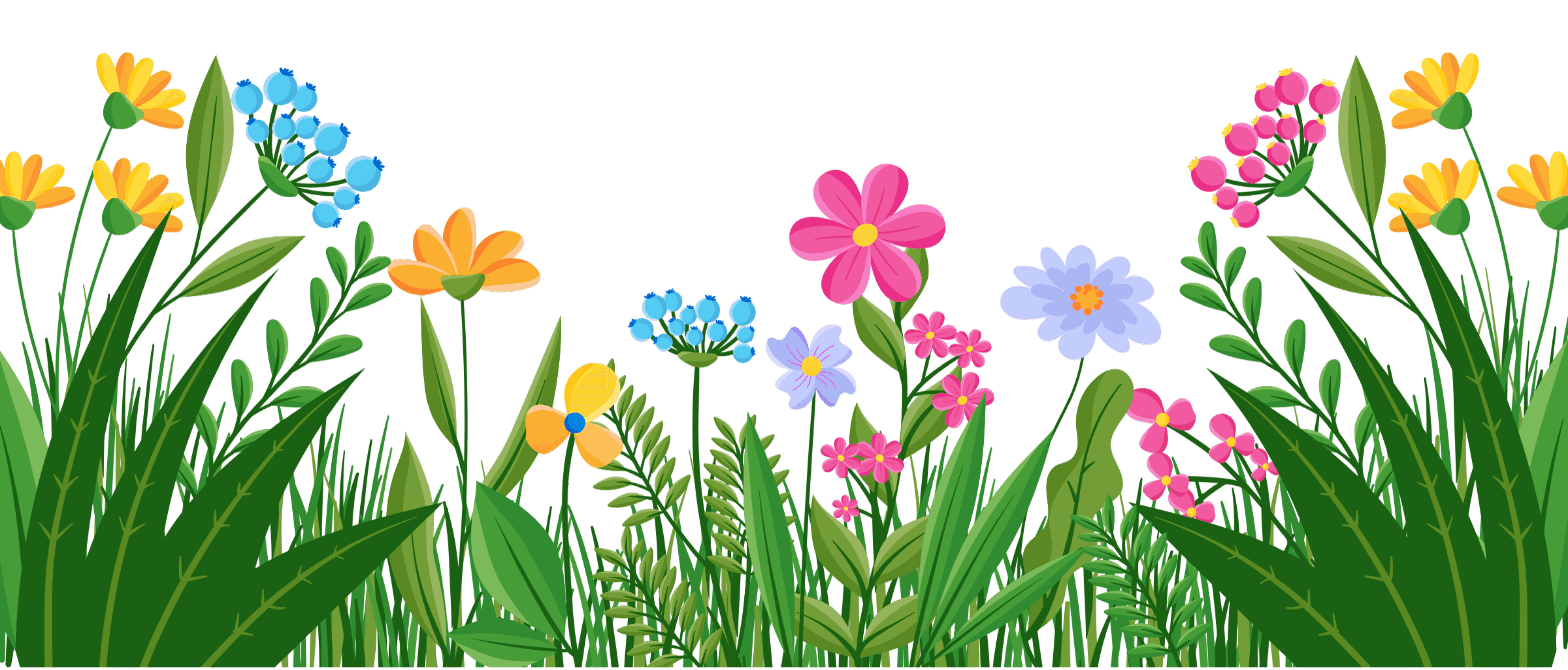 image of a flower garden